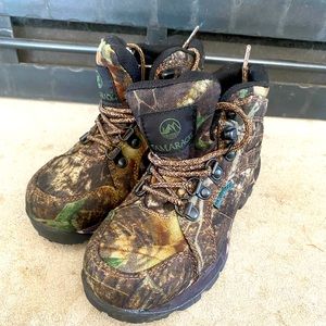 Camo tamarack kids waterproof hiking boots
